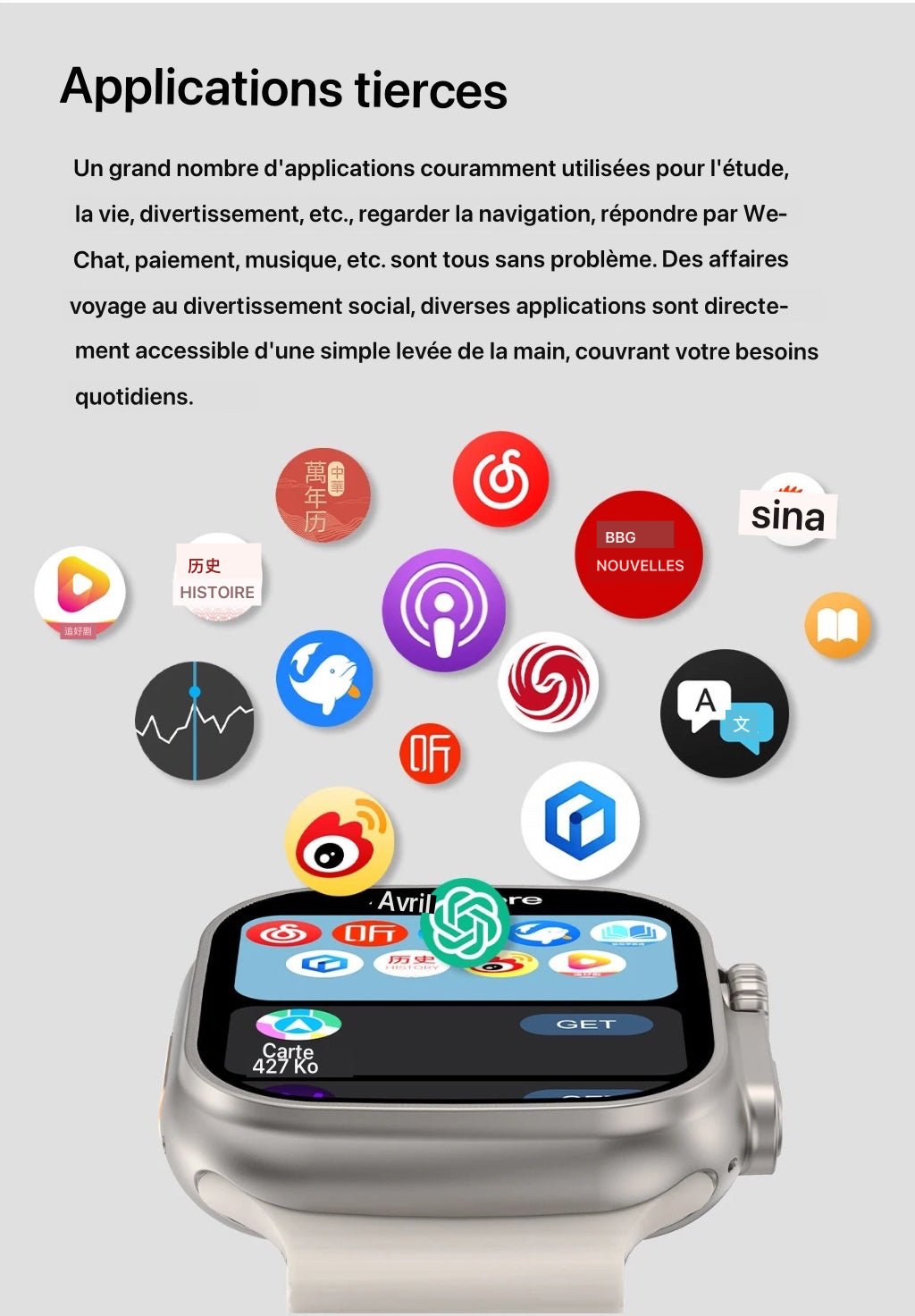 DT Ultra3 Smartwatch – 32GB